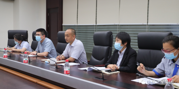 滨州市市场监督管理局来山东三星集团调研座谈